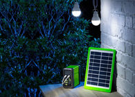Commercial Solar Light Kits Outdoor  / 5W  Solar Panel Light Bulb Kit