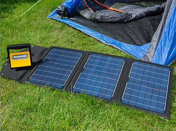 15W Portable Foldable Solar Panels  CE Certification 12 Months Warranty